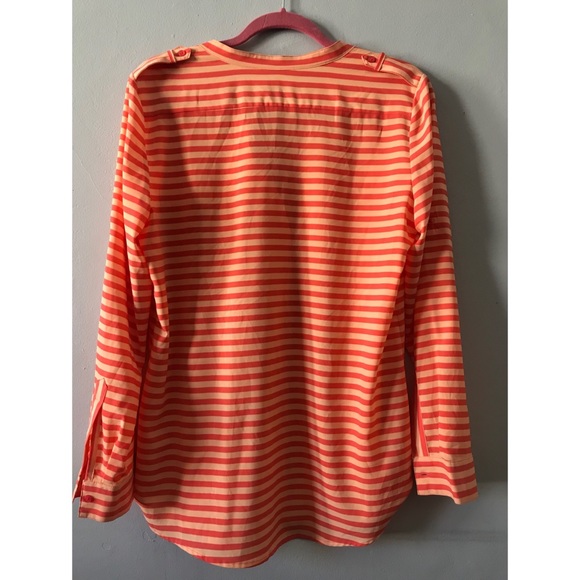 Calvin Klein | Striped Button Down Blouse - Picture 2 of 2